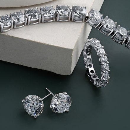 a variety of clearance diamond jewelry