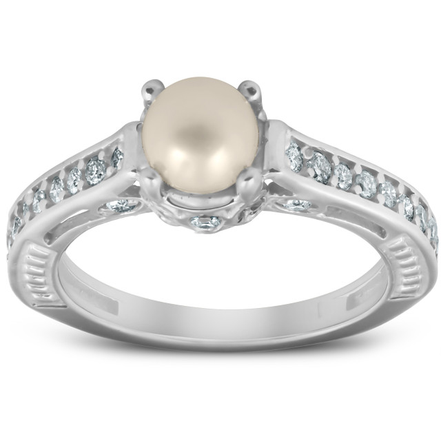 vintage pearl ring 